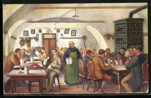 AK Andechs, Gasthaus Klosterbräustübl