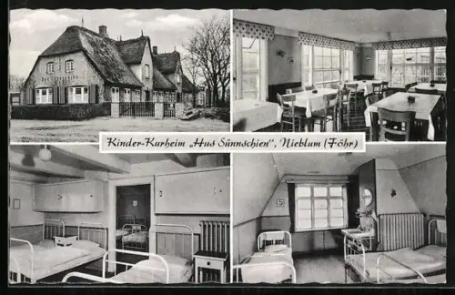 AK Nieblum /Föhr, Kinder-Kurheim Hus Sünnschien