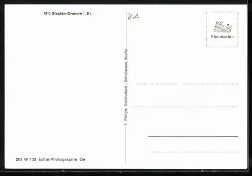 AK Staufen-Grunern i. Br., Totalansicht