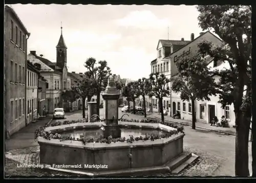 AK Lichtenberg im Frankenwald, Marktplatz