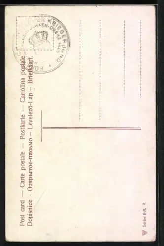 AK Zwei Kinder auf einer Uhr mit Sektflasche, Neujahr