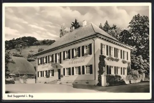 AK Bad Suggental i. Brg., Gesamtansicht vom Gasthof Suggenbad, Bes. F. Scheidel
