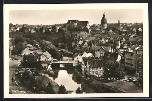 AK Backnang, Blick auf den Ort