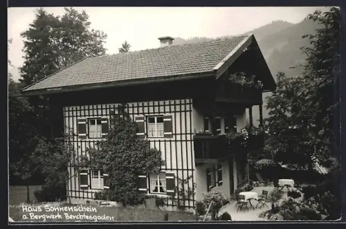 AK Berchtesgaden, Gasthaus Sonneschein am Bergwerk