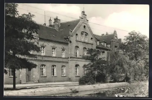 AK Sandersdorf /Bitterfeld, August-Bebel-Schule