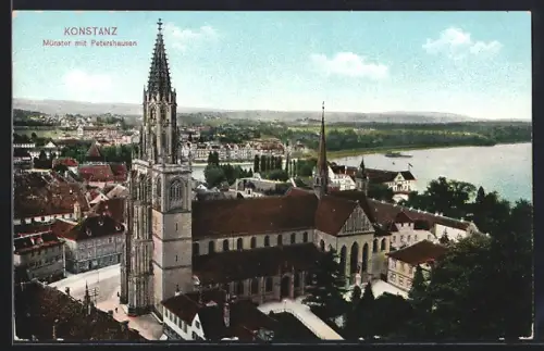 AK Konstanz, Münster mit Petershausen