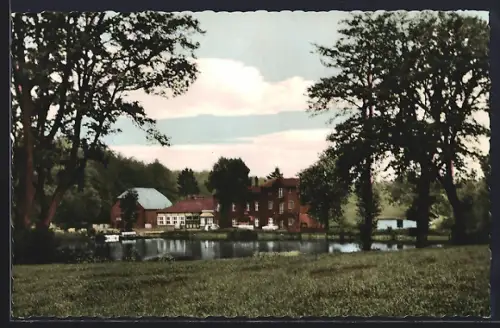 AK Lasbek, Gasthaus Lasbeker Mühle, Inh. W. Grewe