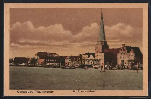 AK Travemünde, Blick vom Priwall