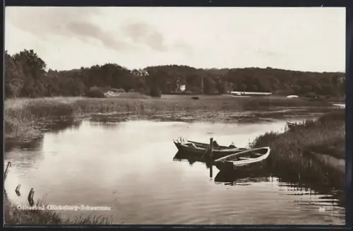 AK Glücksburg-Schwennau, Ortspartie am See