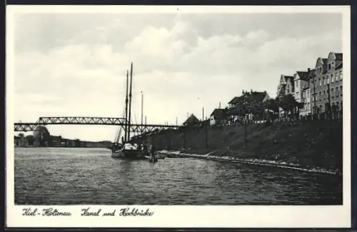 AK Kiel-Holtenau, Kanal und Hochbrücke
