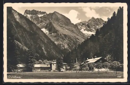 AK Oytal b. Oberstdorf, Blick auf das Oytalhaus
