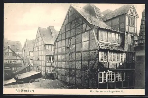 AK Alt-Hamburg, Hof Bauerknechtgraben 23