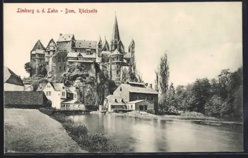 AK Limburg a. d. Lahn, Dom, Rückseite