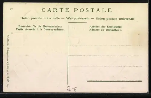 Präge-AK Briefmarkensprache, Briefmarken in verschiedenen Positionen und ihre Bedeutung