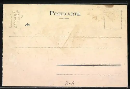 AK Briefmarkensprache, Mein Herz gehört einem anderen!