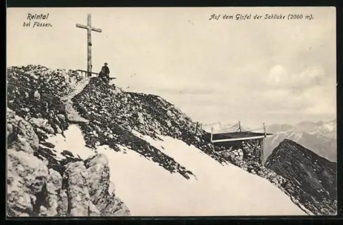 AK Reintal bei Füssen, Auf dem Gipfel der Schlicke