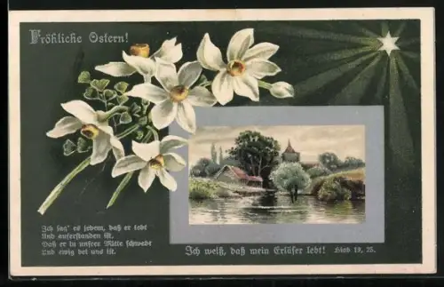 AK Frühlingslandschaft, Ich weiss, dass mein Erlöser lebt