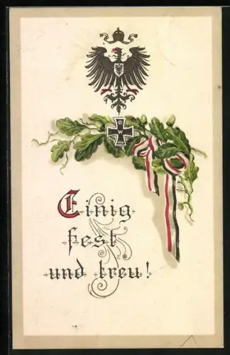 AK Einig fest und treu!, Eisernes Kreuz