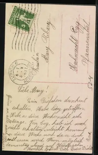 AK Junge Frau in andächtiger Pose und Anker, Hoffnung