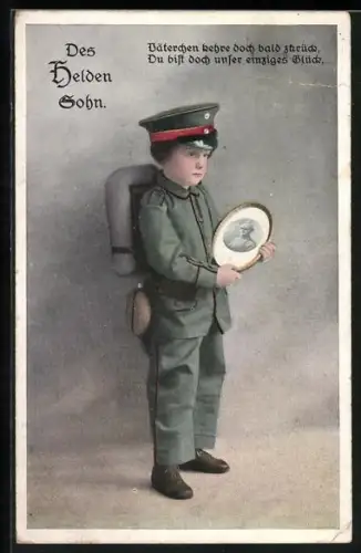 AK Des Helden Sohn, Feldgrauer Knabe