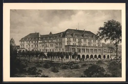Künstler-AK Königswinter a. Rhein, Kurhotel Petersberg