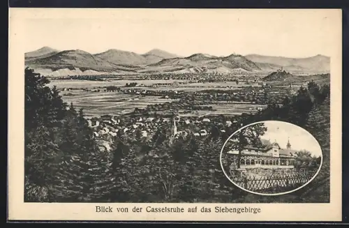 AK Bonn, Blick von der Casselsruhe