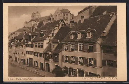 AK Meersburg, Unterstadtstrasse & Burg