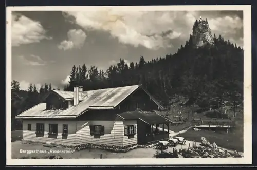 AK Riederstein, Gasthaus Riederstein mit dem Riederstein