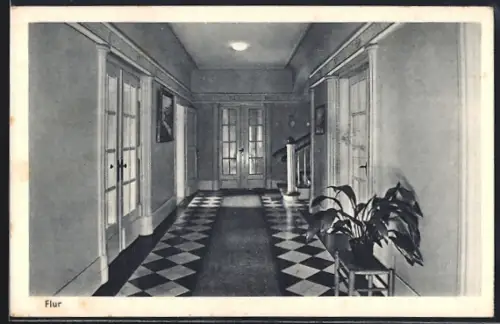 AK Schledehausen bei Osnabrück, Flur im NSV-Müttererholungsheim