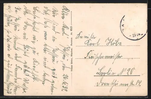 AK Vilshofen a. D., Blick auf Schweicklberg