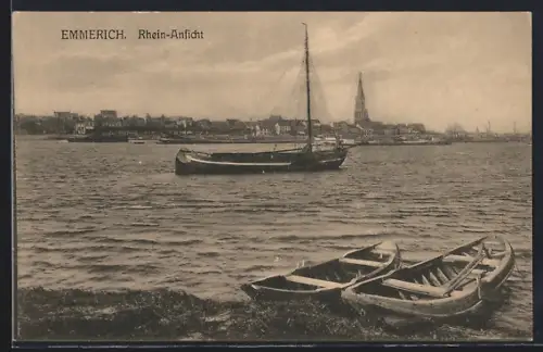 AK Emmerich, Rhein-Ansicht