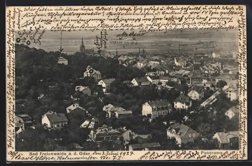 AK Bad Freienwalde a. d. Oder, Panorama