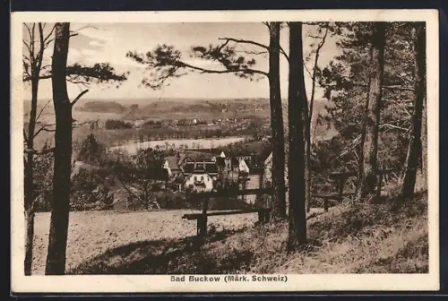 AK Bad Buckow /Märk. Schweiz, Landschaftsansicht