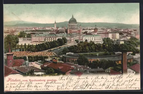 AK Potsdam, Vom Brauhausberg gesehen, Stadtpanorama