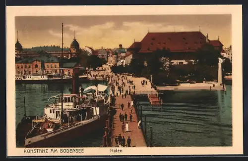 AK Konstanz am Bodensee, Hafen