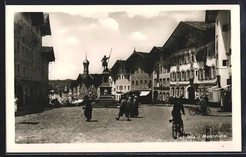 AK Bad Tölz, Marktstrasse, Gasthaus Oswaldbräu