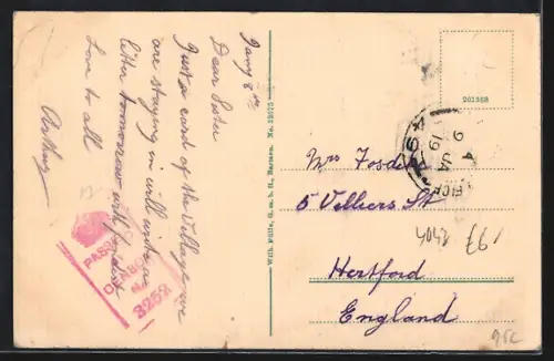 AK Zons a. Rhein, Feldstrasse, Judenturm