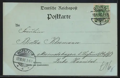 AK Bonn, Blick in die Coblenzerstrasse