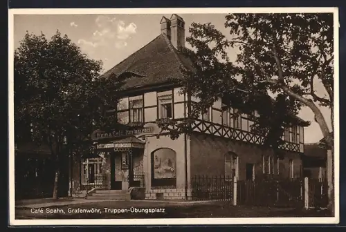 AK Grafenwöhr, Truppenübungsplatz, Cafe Restaurant Spahn