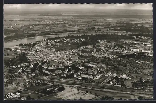 AK Breisach am Rhein, Blick ins Elsass