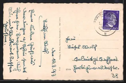 AK Uerdingen a. Rh., Wallgarten