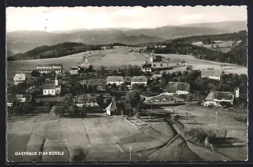 AK Tiefenhäusern /bad. Schwarzwald, Gasthaus zum Rössle, Ortsansicht