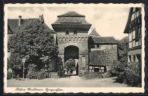 AK Maulbronn, Kloster, Eingangstor