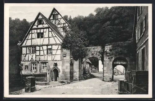 AK Schönau b. Heidelberg, Klostertor