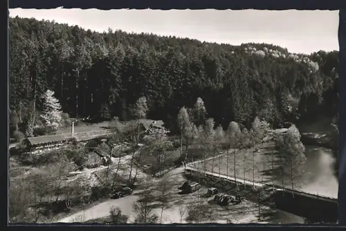 AK Lorch /Württ., Café Muckensee, Inh. C. W. Beck