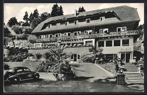 AK Schönmünzach /Murgtal, Hotel Café Berghof