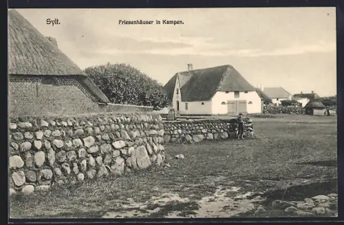 AK Kampen /Sylt, Friesenhäuser