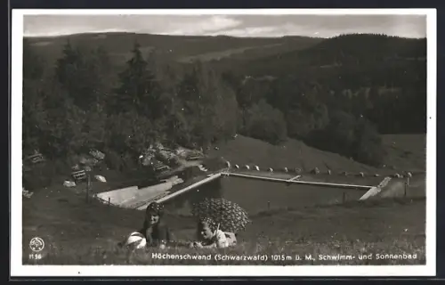 AK Höchenschwand /Schwarzwald, Schwimm- und Sonnenbad