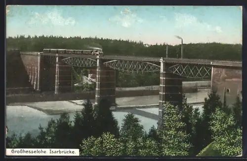 AK Grosshesselohe, Isarbrücke
