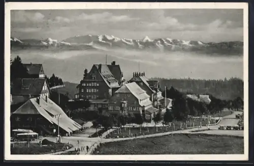 AK Feldberg /Schwarzwald, Hotel Feldbergerhof, Bergpanorama
